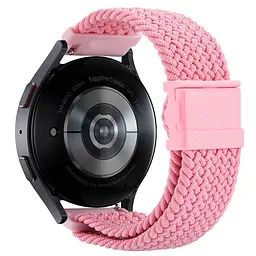 Нейлоновий ремінець Universal 20 mm Elastic Adjustment Samsung/Amazfit/Huawei Pink - мініатюра 2