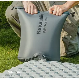 Гермомішок-насос універсальний для надування матраців та подушок Naturehike CNK2450PJ013, сірий - мініатюра 5