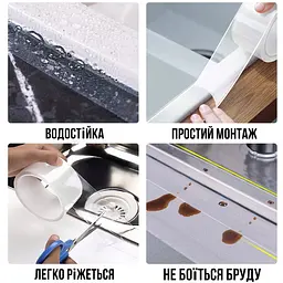 Клейка стрічка Supretto прозора водонепроникна 3 см 10 м (91970001) - мініатюра 11