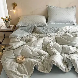 Постільна білизна євро з демісезонною ковдрою Colorful Home Print 4 22141 230х250 см