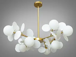 Люстра в стилі модерн Diasha 1097-12GD+WH
