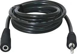 Кабель Defender JACK02-05 JACK M- JACK F, 1.5м, пакет (87511) (6337033) - мініатюра 2