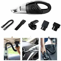 Пилосос XPRO Vaccum Cleaner E-6 ручний автомобільний чорний (42953-E-6_451) - мініатюра 2