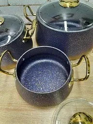 Набір посуду O.M.S. Collection 3042 Blue 9 предметів - мініатюра 4