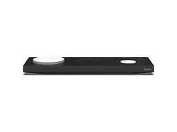 Мережевий бездротовий зарядний пристрій Belkin BOOST CHARGE PRO 3-in-1 Wireless Charging Pad with MagSafe Black (HPU72, WIZ016vfBK) - мініатюра 2