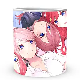 Кухоль GeekLand The Quintessential Quintuplets П'ять наречених QQ 02.18 330 мл білий - мініатюра 2