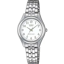 Стильні жіночі годинники наручні сталеві кварцові оригінальні Casio Collection LTP-1129PA-7BEF