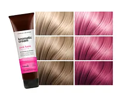 Живильна тонувальна маска РОЖЕВА ФУКСІЯ NOOK KROMATIC CREAM Nourishing Color Mask Pink Fuxia 150 мл - мініатюра 2