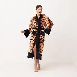Кімоно жіноче з плюшевого велюру Kimono Soul of the tiger 18389 S - мініатюра 2
