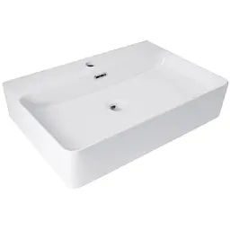 Раковина підвісна Qtap Nando LT 610х420х140 White з донним клапаном QT12112173WN47326