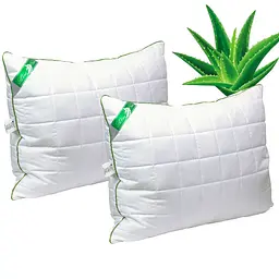 Набір подушок Руно 50х70 силіконові "Aloe vera" 2шт (К_Н310.52Aloe vera) - мініатюра 1