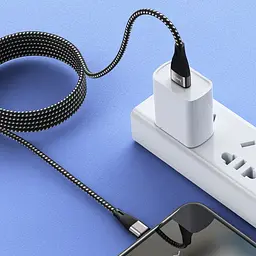 Кабель Hoco X57 Blessing charging data cable for Micro Black - мініатюра 2