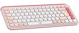 Клавіатура Logitech Pop Icon Keys Rose (920-013073)