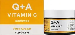 Освітлюючий крем для обличчя з вітаміном С Q+A Vitamin C Radiance Face Cream 50 г - мініатюра 2