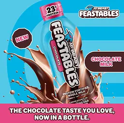 Шоколадне молоко Feastables MrBeast Protein Fortified Chocolate Milk 414 мл - мініатюра 4
