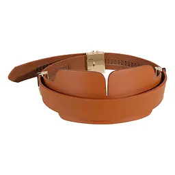 БДСМ-набір LOCKINK Bondage & Restraint Set, коричневий, натуральна шкіра, фіксатори, маска, кляп - мініатюра 7