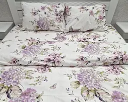 Постільна білизна LARA бязь d11361e160 з простирадлом на резинці 160х200х25 євро 200х220 см - мініатюра 5