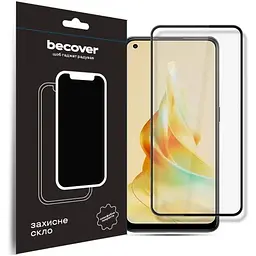 Скло захисне BeCover Oppo Reno8 T Black (709771)
