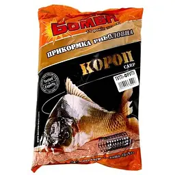 Прикормка Бомба Тутті-Фруті 900 г для лову риби Короп