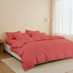Комплект постільної білизни Cosas євро з простирадлом на резинці ROSETTE 200 x 220 см (Ranfors43_Rosette_El-Rosette_200) - мініатюра 3