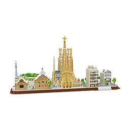 Пазл Cubic Fun Тривимірна головоломка-конструктор City Line Barcelona (MC256h) - мініатюра 2