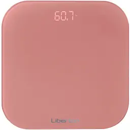 Ваги підлогові Liberton LBS-0811, LCD-дисплей, максимальна вага 180кг, точність вимірювання 100г, матеріал поверхні ударостійке скло, індикатор заряду, індикатор перевантаження, живлення 3*AAA 1,5V - мініатюра 2