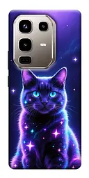 TPU чохол Demsky Galaxy purple cat для Infinix Note 50 Pro 4G