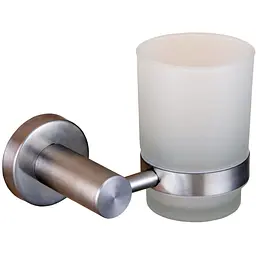Склянка одинарна Globus Lux SS 8409 хром матовий