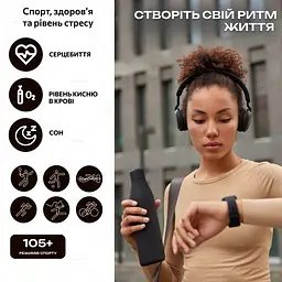 Смарт годинник Smart Watch HAYLOU Solar Plus RT3 LS16 з підтримкою української мови та всіх повідомлень - мініатюра 3