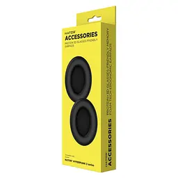 Амбушюри для навушників Hator Protein+3D Memory Foam до Hyperpunk 3 Black 2 шт. (ACC-400) - мініатюра 2