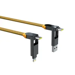 Кабель Rolling Square 6in1, inCharge XL 3 м, жовтий (XLL03R) - мініатюра 6