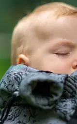 Ерго рюкзак регульований від народження 0 - 18 місяців "Adapt" Coolbabka Сірий Unicorns - мініатюра 4