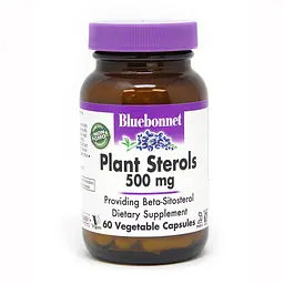 Натуральная добавка Bluebonnet Nutrition Plant Sterols 500 mg, 60 вегакапсул