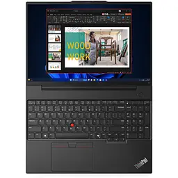 Ноутбук Lenovo ThinkPad E16 Gen 2 з процесором AMD Ryzen™ 7 7735HS pana la 4.75GHz, 16" WUXGA, IPS, 32GB DDR5 RAM, 1TB SSD, AMD Radeon™ 680M графікою, Windows® 11 Pro, чорний, 3Y - мініатюра 9