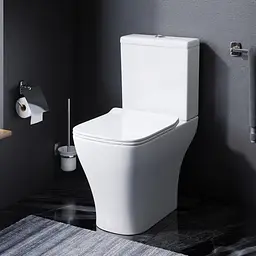 Унітаз-компакт Damixa Hit C938608SC з кришкою Soft Close, Білий