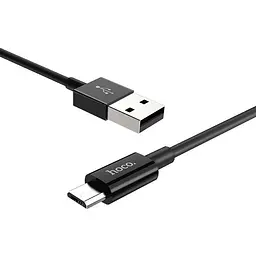 USB Cable Hoco X23 Skilled MicroUSB Black 1m - мініатюра 2