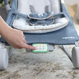 Шезлонг Ingenuity Parker-Chambray з технологією м’якого масажу Happy Belly синій (16854) - мініатюра 6