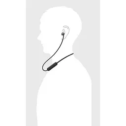 Бездротові навушники Sony WI-C310 з шийним ободом (тип neckband) до 15 годин чорні - мініатюра 4