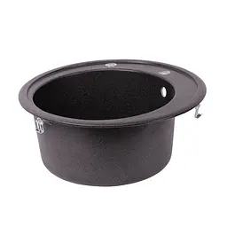 Кухонна мийка Lidz D510/200 GRF-13 (LIDZGRF13D510200), Графіт - мініатюра 4