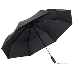Парасолька Xiaomi Flowerbed super large automatic umbrella iron чорна - мініатюра 2