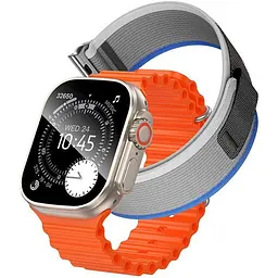 Смарт-годинник Hoco Y42 Ultra Smart sports watch (call version) Titanium gold