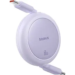 Кабель Baseus Free2Pull Mini Charging Cable Type-C to Type-C 60W 1m P10364500511-01 Purple - мініатюра 3