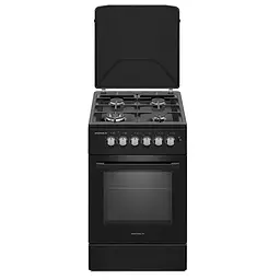 Плита газова Grunhelm G4F56124B чорна