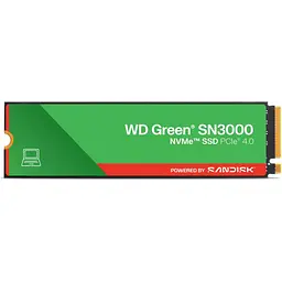 Накопичувач SSD Western Digital m.2 NVMe 500GB WD Green SN3000 (WDS500G4G0E-00CPS0)