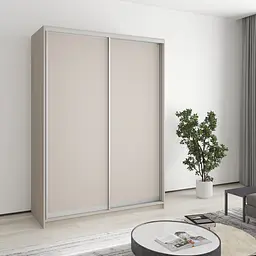 Шафа-купе дводверна MebelStar Комбо AL 2ДСП 150x45x210 см Кашемір (MBS-2686)