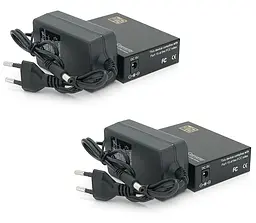 Медіаконвертер пари YOSO RTL-8201 (A+B) 1310-1550 WDM одноволоконний Full/Half duplex, SC 25km - мініатюра 6