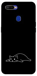 TPU чохол Demsky Lazy cat для Oppo A5s / Oppo A12
