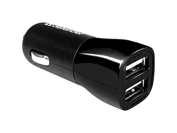 Автомобільний зарядний пристрій Defender ECA-24 2xUSB 5 V/2.4 A Black (83824)