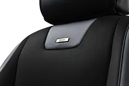 Накидки для сидінь Beltex Montana 3D Комплект Алькантара Чорні - мініатюра 4