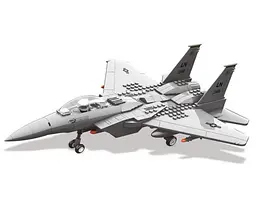 Конструктор Wange Винищувач F-15 Eagle Fighter  військова техніка авіація літак ,262 деталі